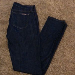 Hudson dark wash straight leg jeans size 26